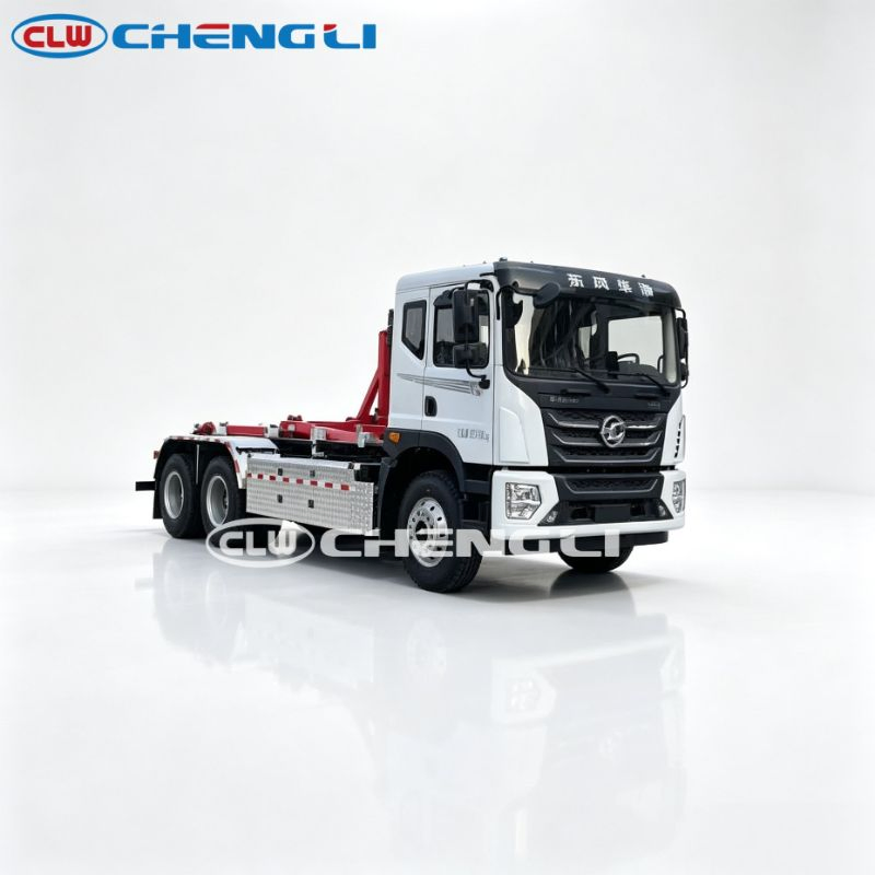 Porte-conteneurs électrique Dongfeng Huashen 6×2, photo 2