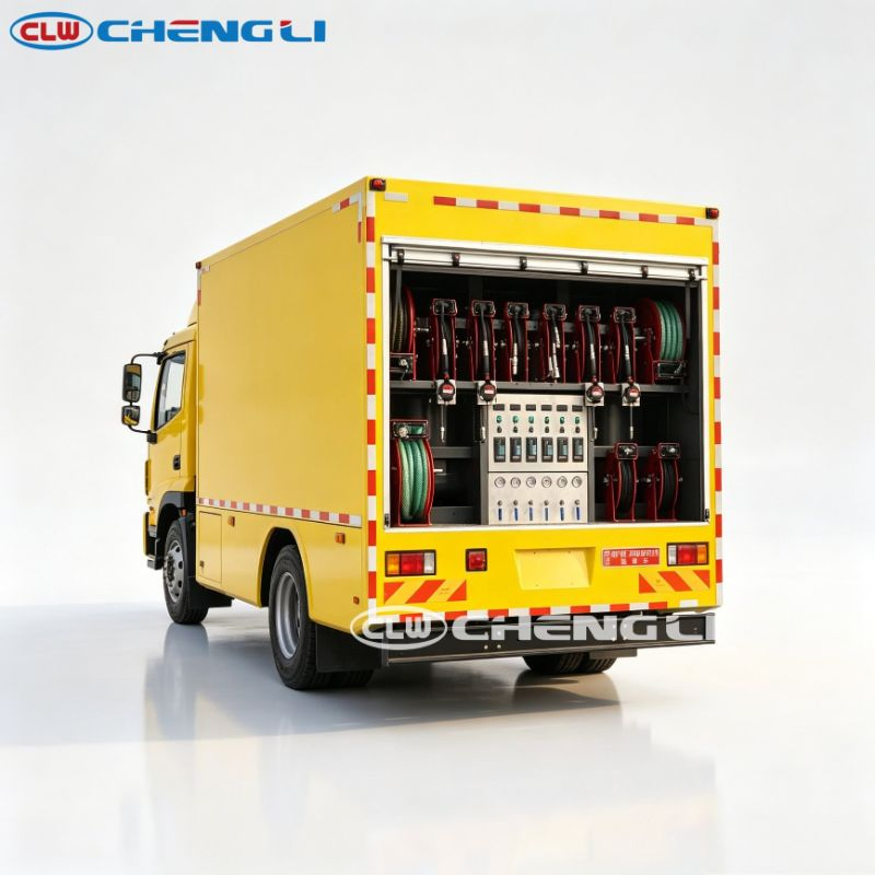 Camion-atelier mobile diesel pour maintenance sur site