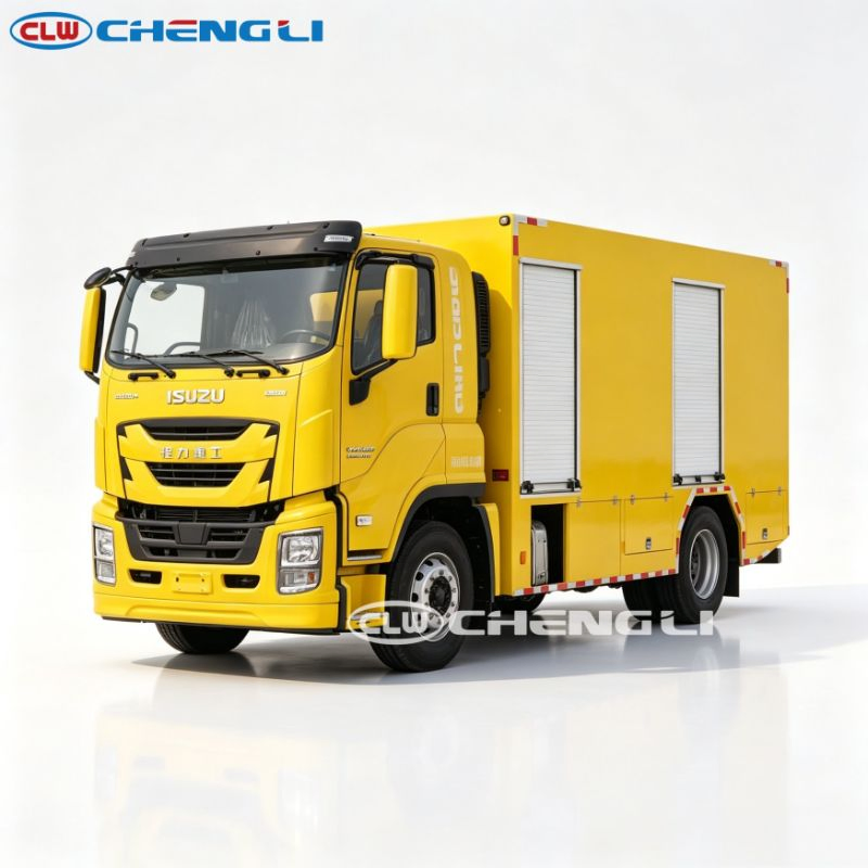 Camion-atelier mobile diesel pour maintenance sur site