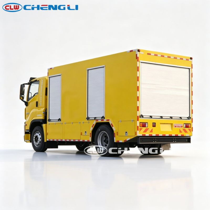 Camion-atelier mobile diesel pour maintenance sur site