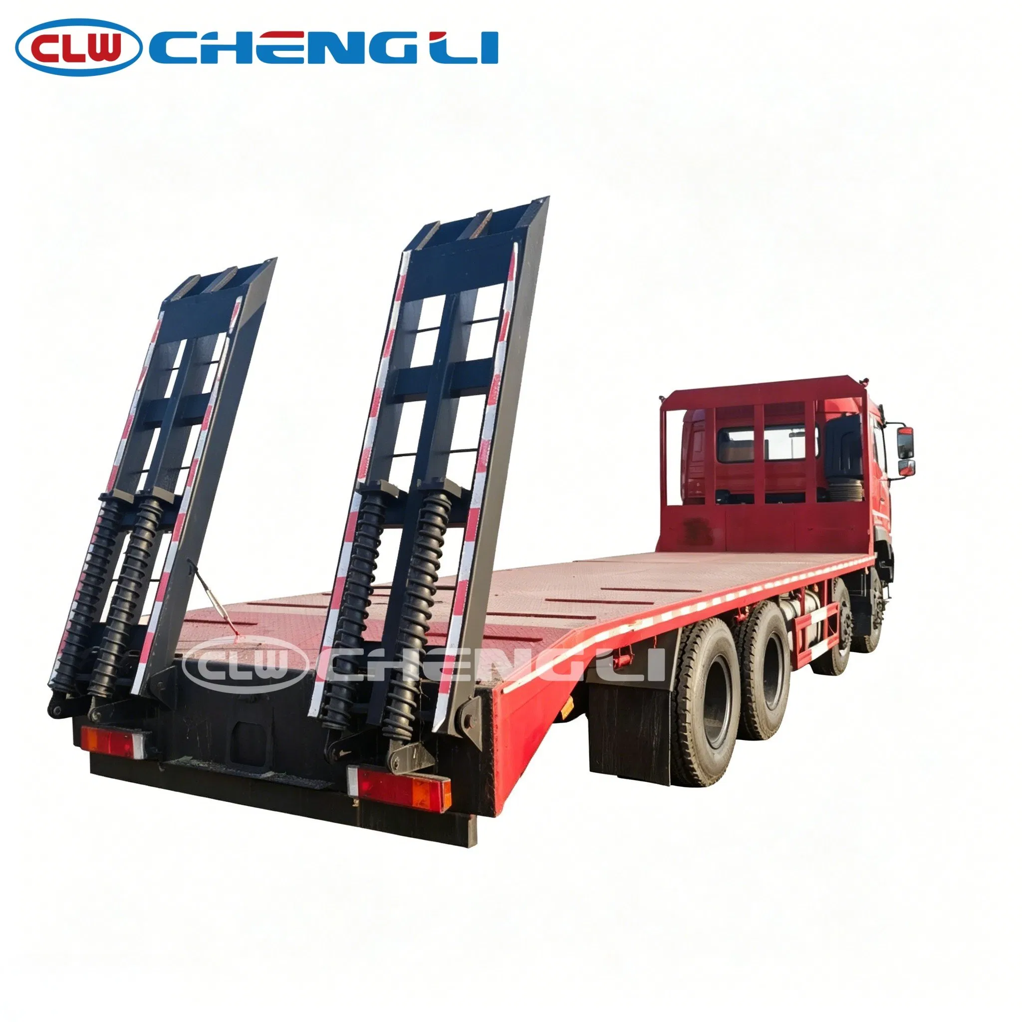 Porte-engins Dongfeng 8×4 avec rampes