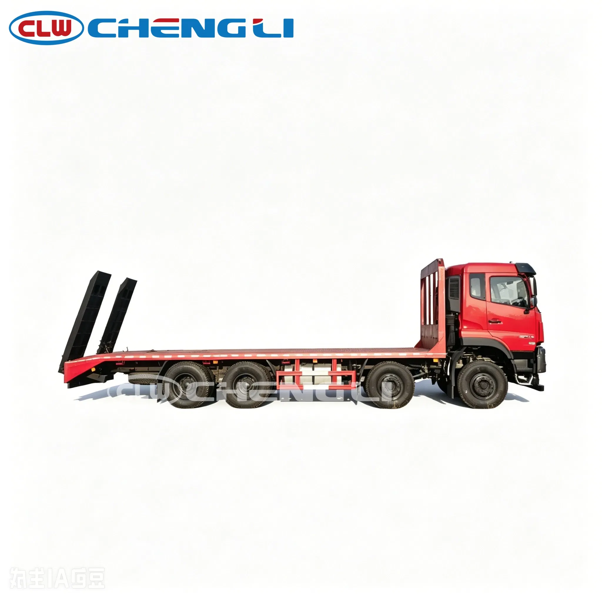 Porte-engins Dongfeng 8×4 avec rampes