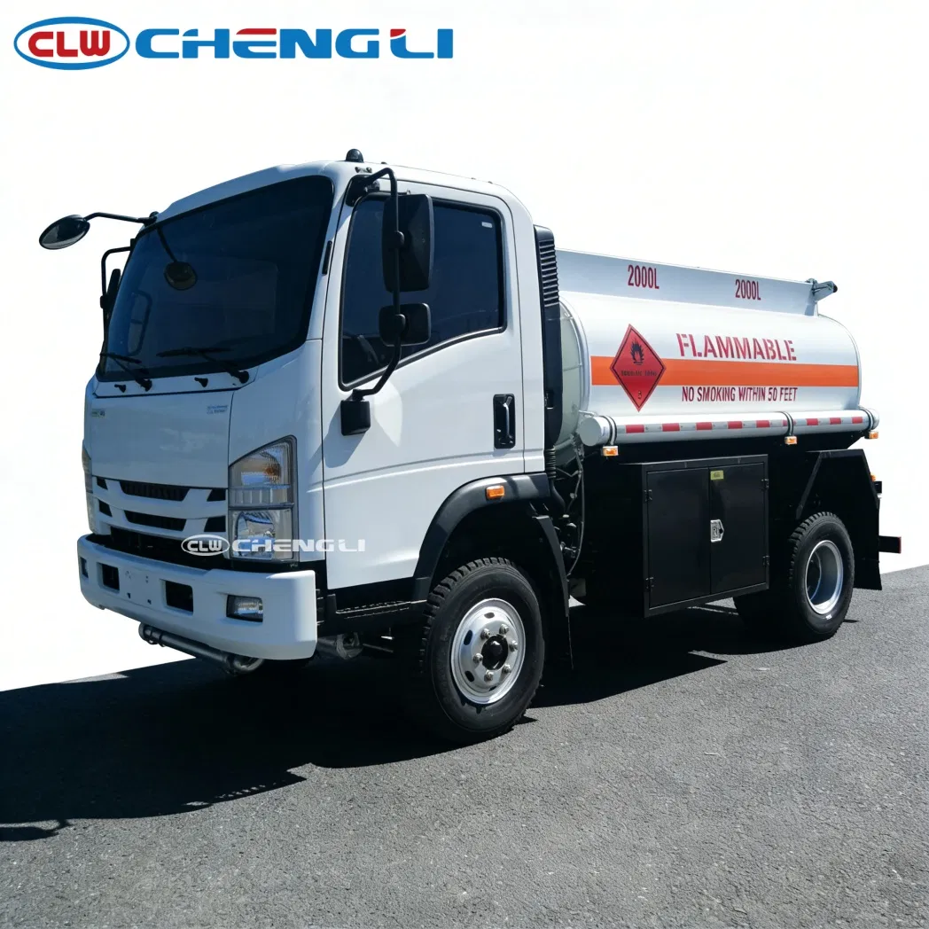 Camion de distribution de carburant HOWO 4×2 – double réservoir 4 000 L