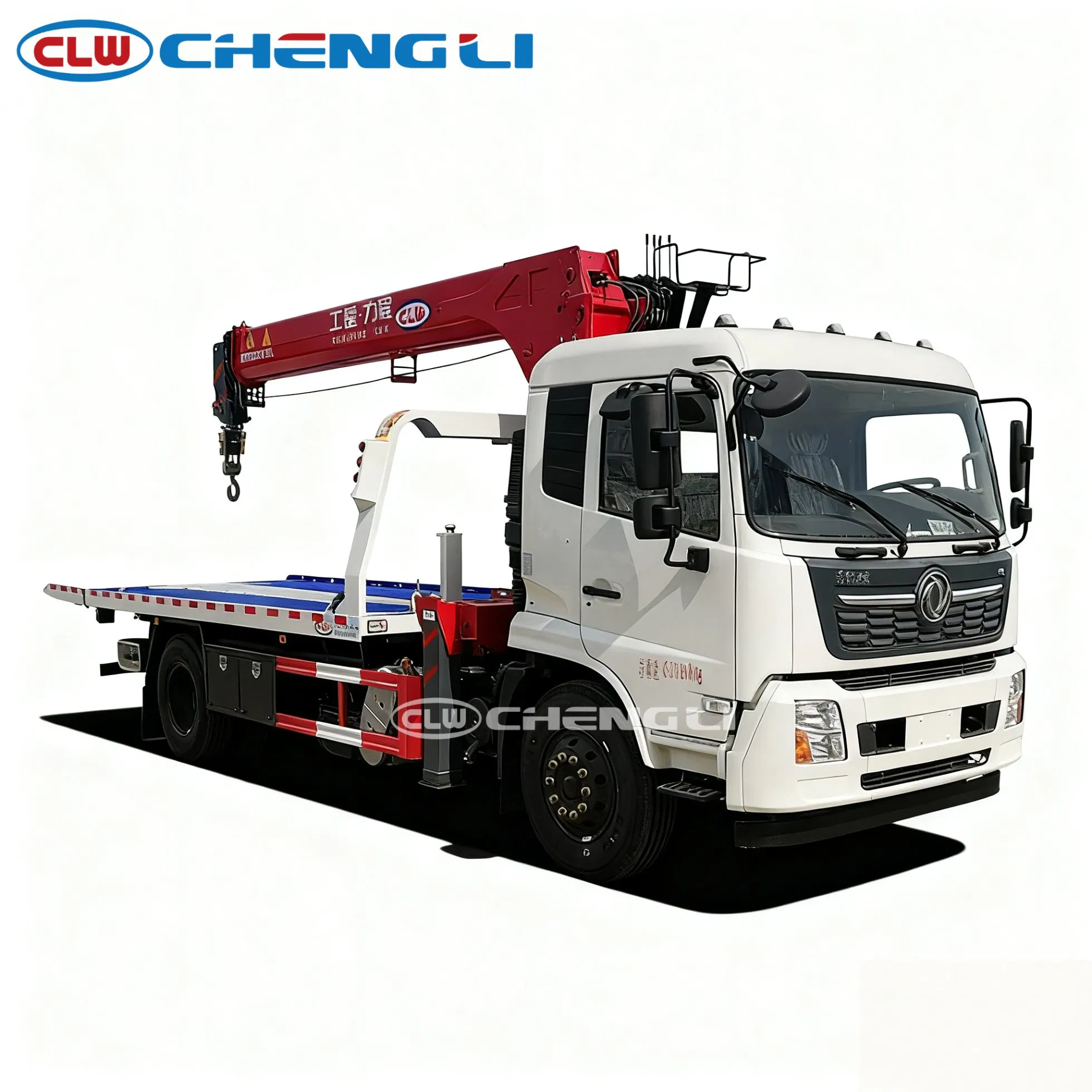 Dépanneuse-plateau Dongfeng 4×2 avec grue