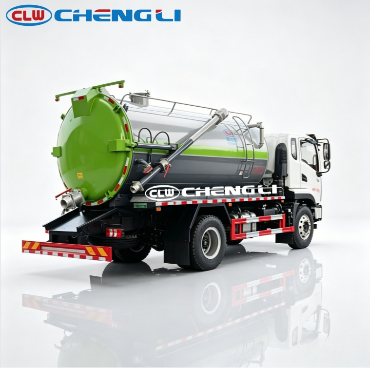 Camion de vidange Shacman 4×2 – citerne 12 000 L – vue 5