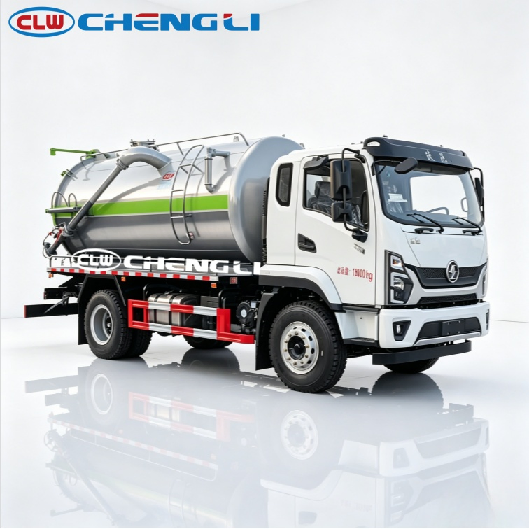 Camion de vidange Shacman 4×2 – citerne 12 000 L – vue 2