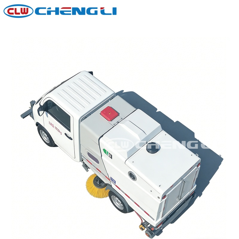 Balayeuse de voirie électrique compacte – 27 kW – vue 5
