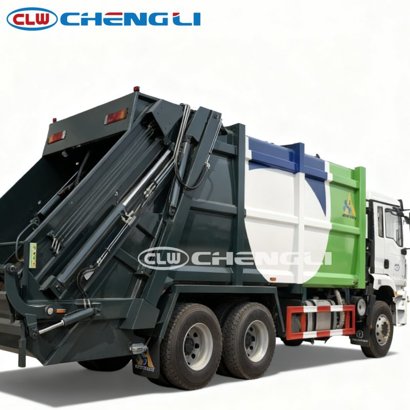 Camion compacteur Shacman Delong – caisse 26 m³