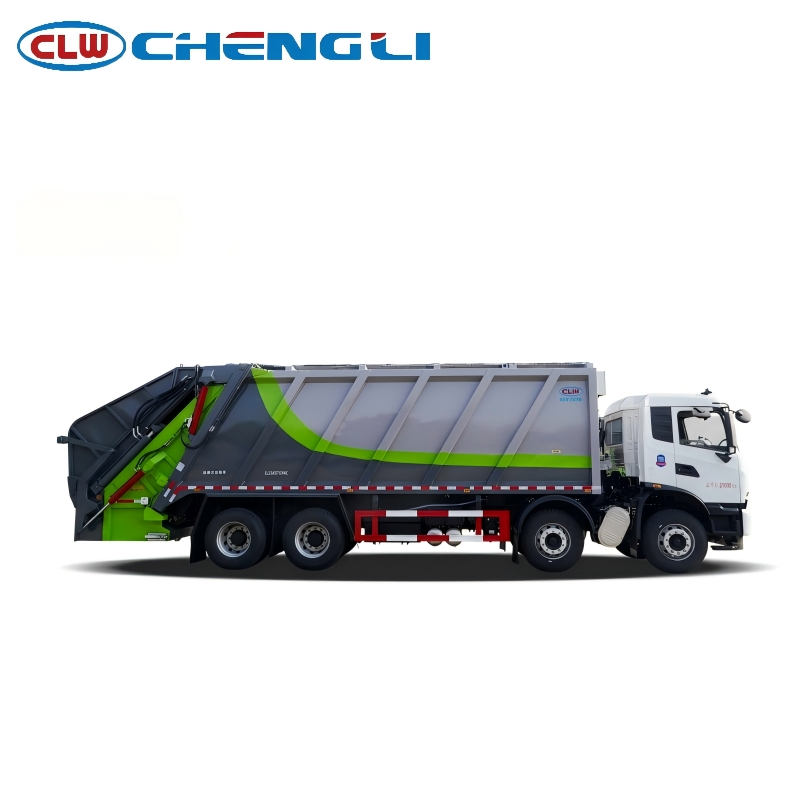 Camion à déchets Dongfeng 4×2 à caisse fermée basculante