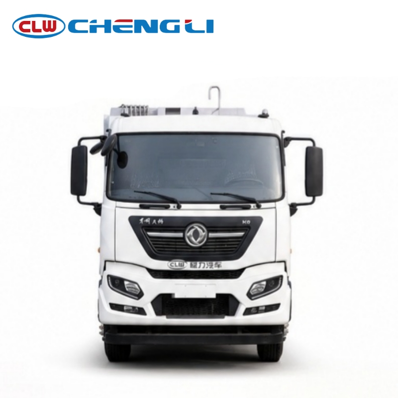 Camion à déchets Dongfeng 4×2 à caisse fermée basculante