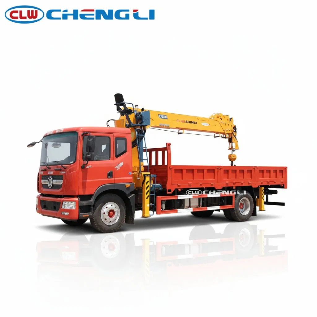 Camion-grue Dongfeng 4×2 à flèche droite – 8 t