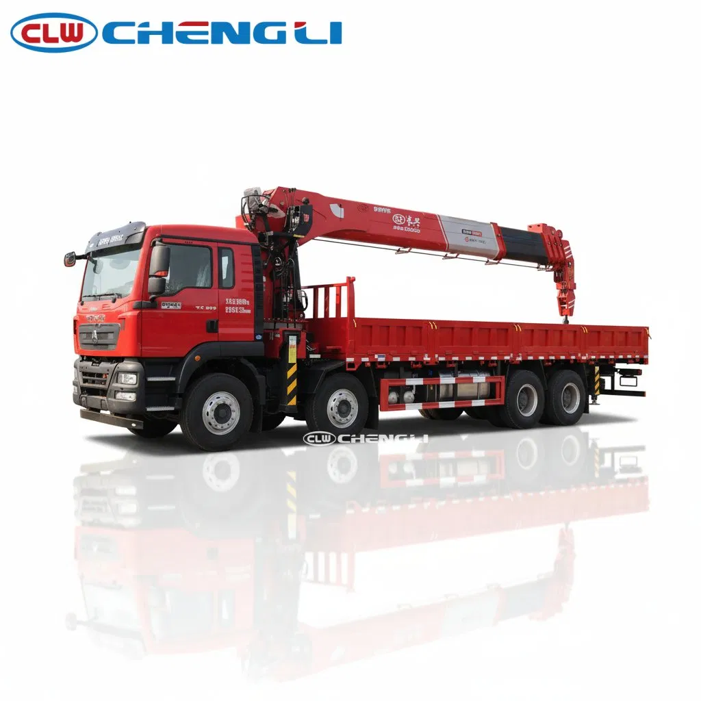Camion-grue HOWO 8×4 à flèche droite – 20 t