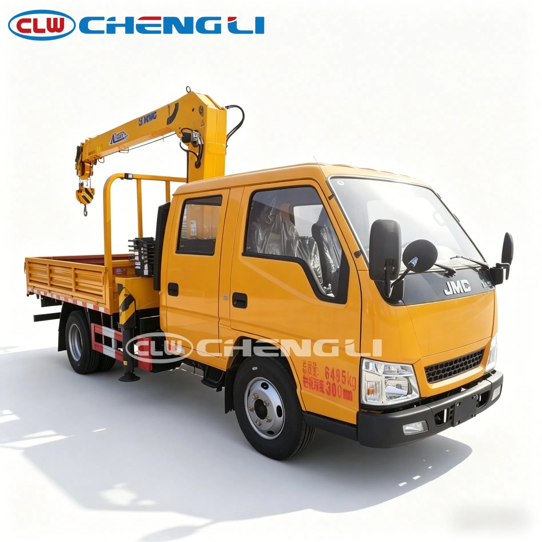Camion-grue JMC 4×2 – levage annoncé 2 800 kg – vue 3