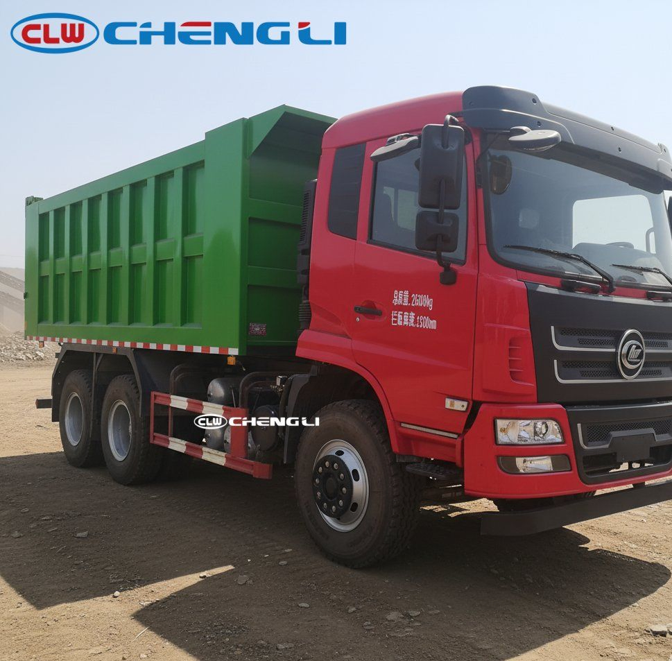Camion-benne de chantier 6×4 pour matériaux en vrac