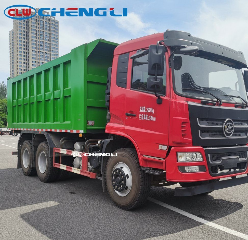 Camion-benne de chantier 6×4 pour matériaux en vrac