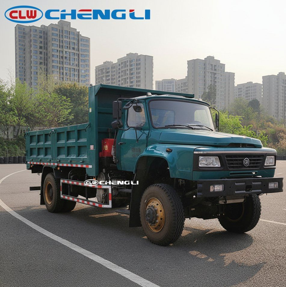 Camion-benne CLW 4×4 9 t – CL2180ZDS6ZK – vue 1