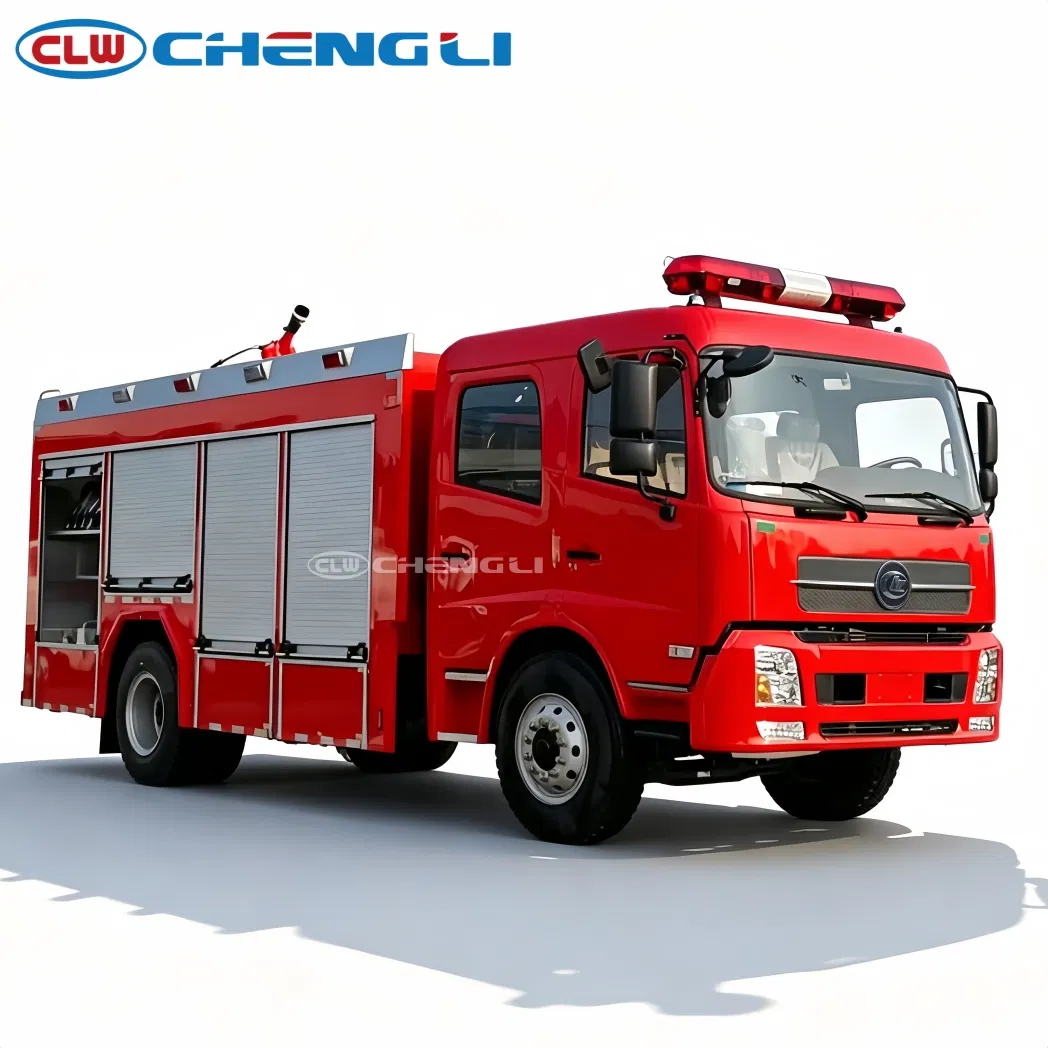 CLW 4×2 fire truck – 7,000 L water + 1,000 L foam – view 1