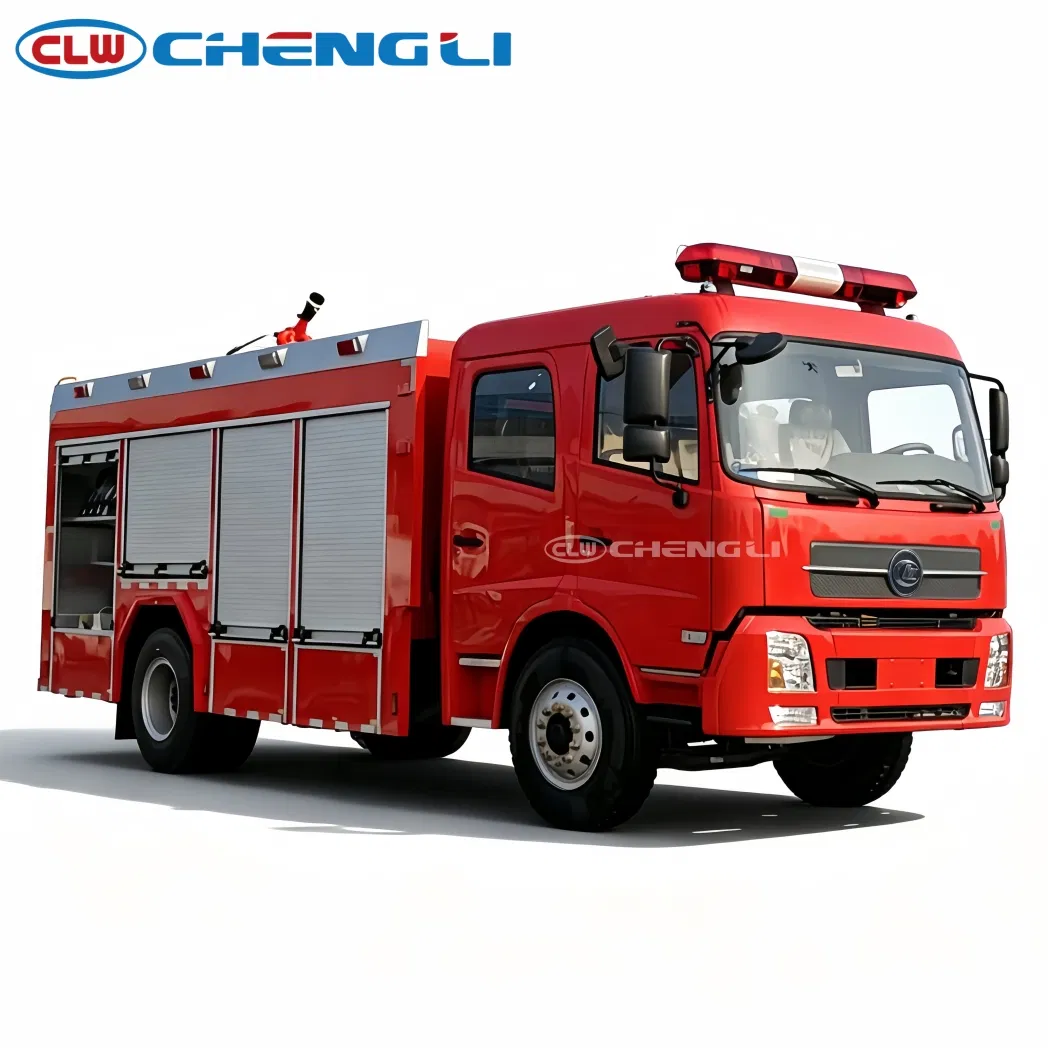 CLW 4×2 fire truck – 7,000 L water + 1,000 L foam – view 4