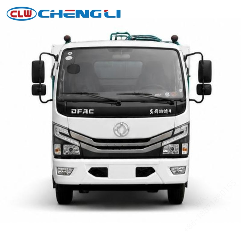 Camion compacteur Dongfeng 4×2, vue de face